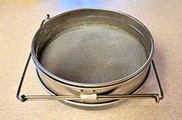 metal strainer